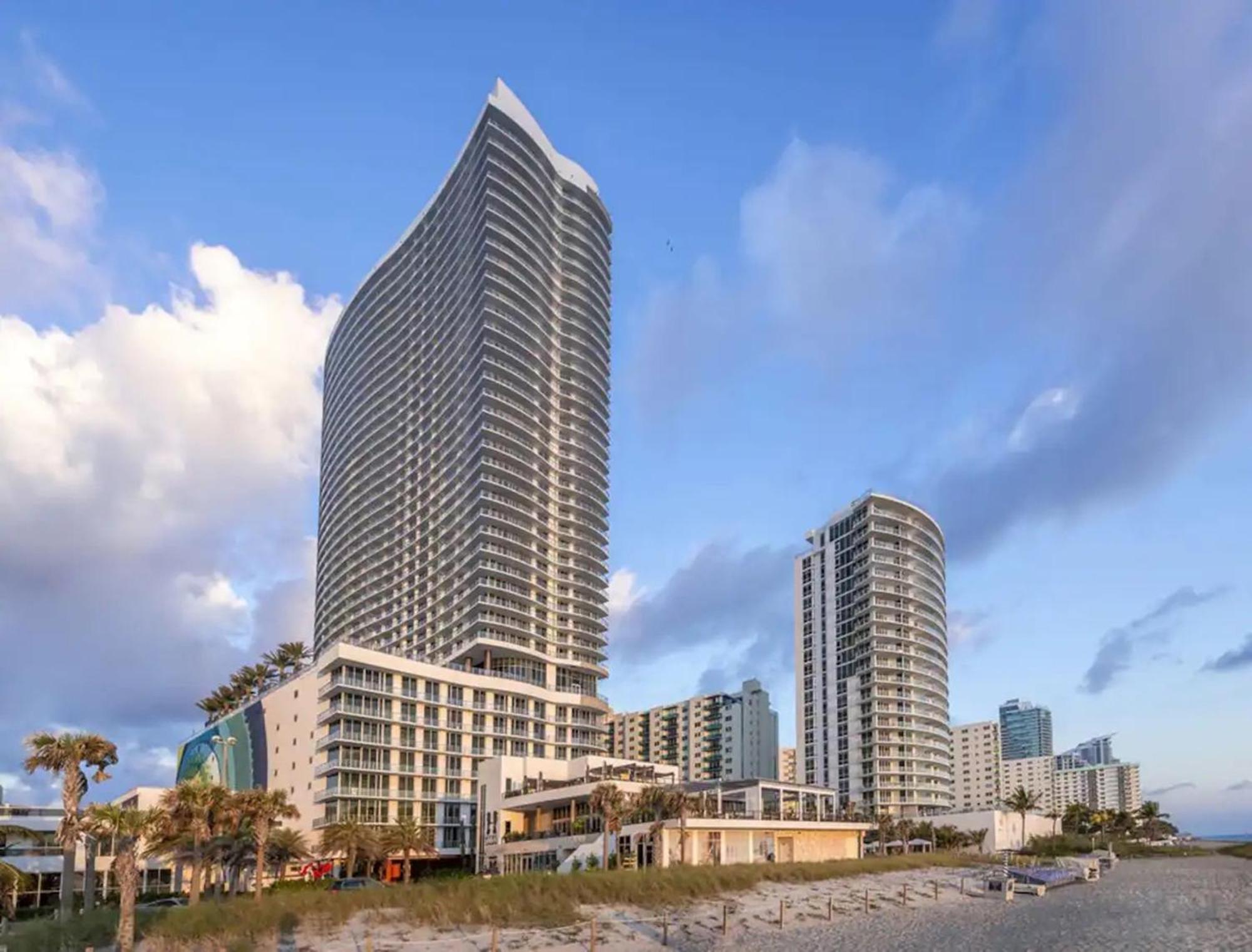 הוליווד Lyfe Residence Building - Private Apts Over The Beach מראה חיצוני תמונה